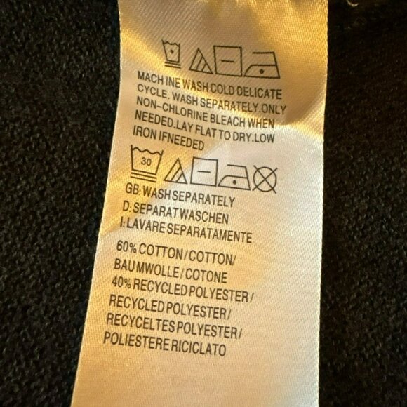 NWT AnyBody Eco Conscious Seawool Duster Cardigan Size M - Picture 7 of 8